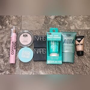 Makeup Bundle- Nars Blush, Nars Powder, Hydrating Primer, Contour Stick + More